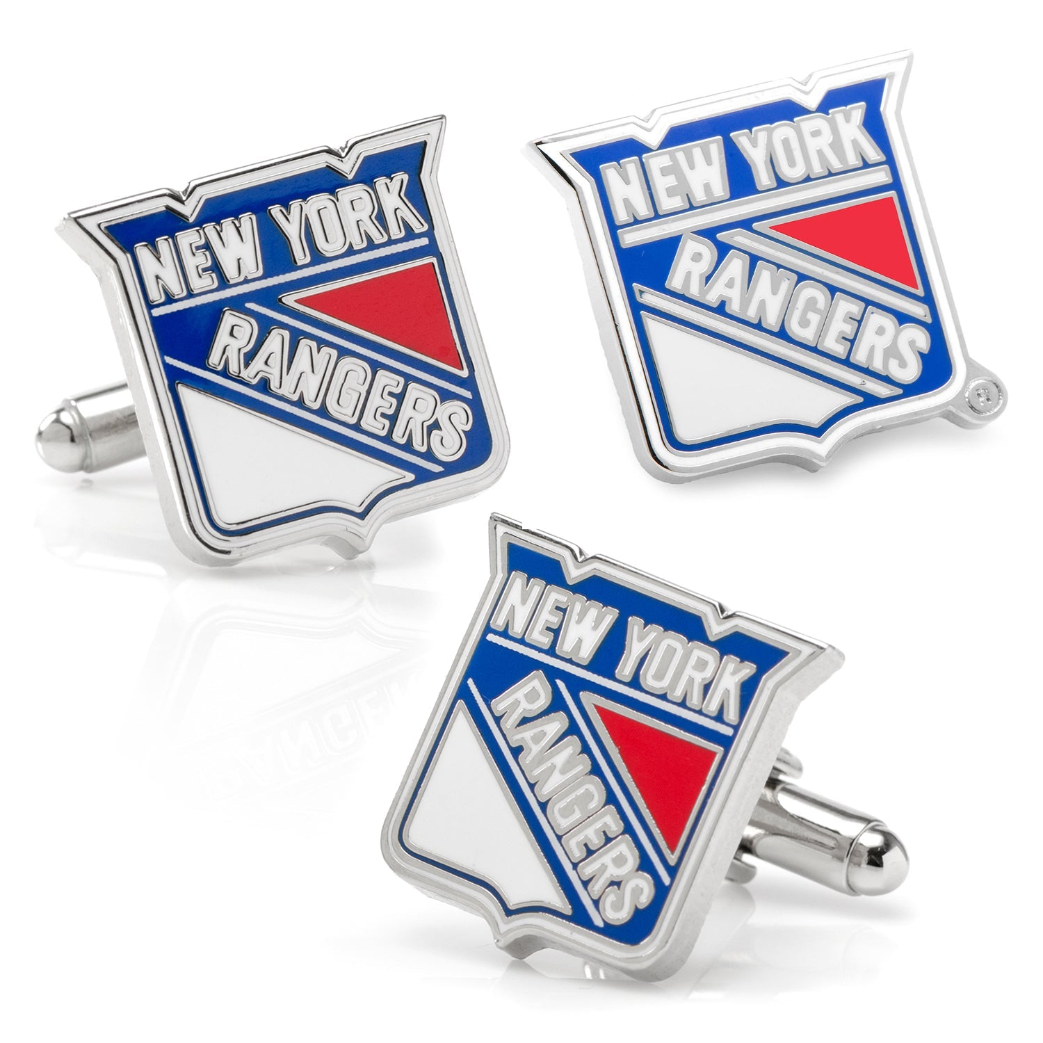  Cufflinks New York Rangers Cufflinks and Lapel Pin Gift Set - Default Title - Bonton