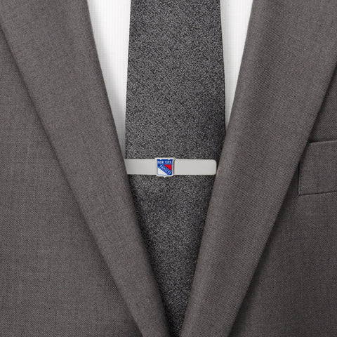 New York Rangers Cufflinks & Tie Bar Gift Set