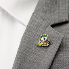 Oregon Ducks Mascot Cufflinks and Lapel Pin Gift Set