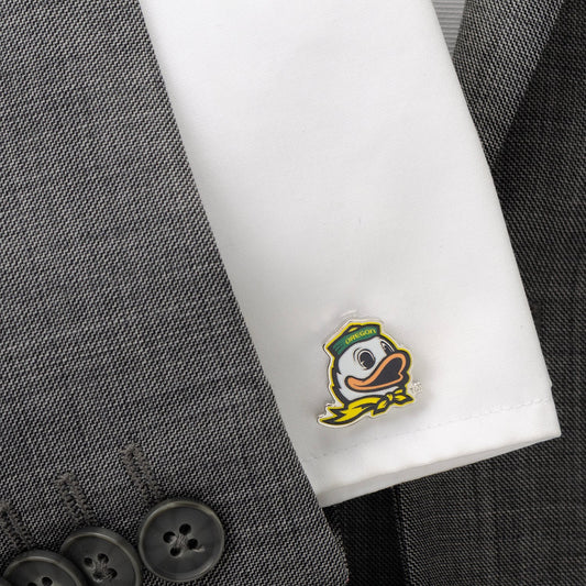 Oregon Ducks Mascot Cufflinks