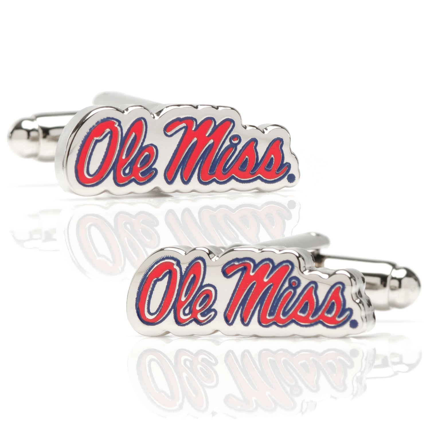  Cufflinks Ole Miss University Rebels Cufflinks - Default Title - Bonton