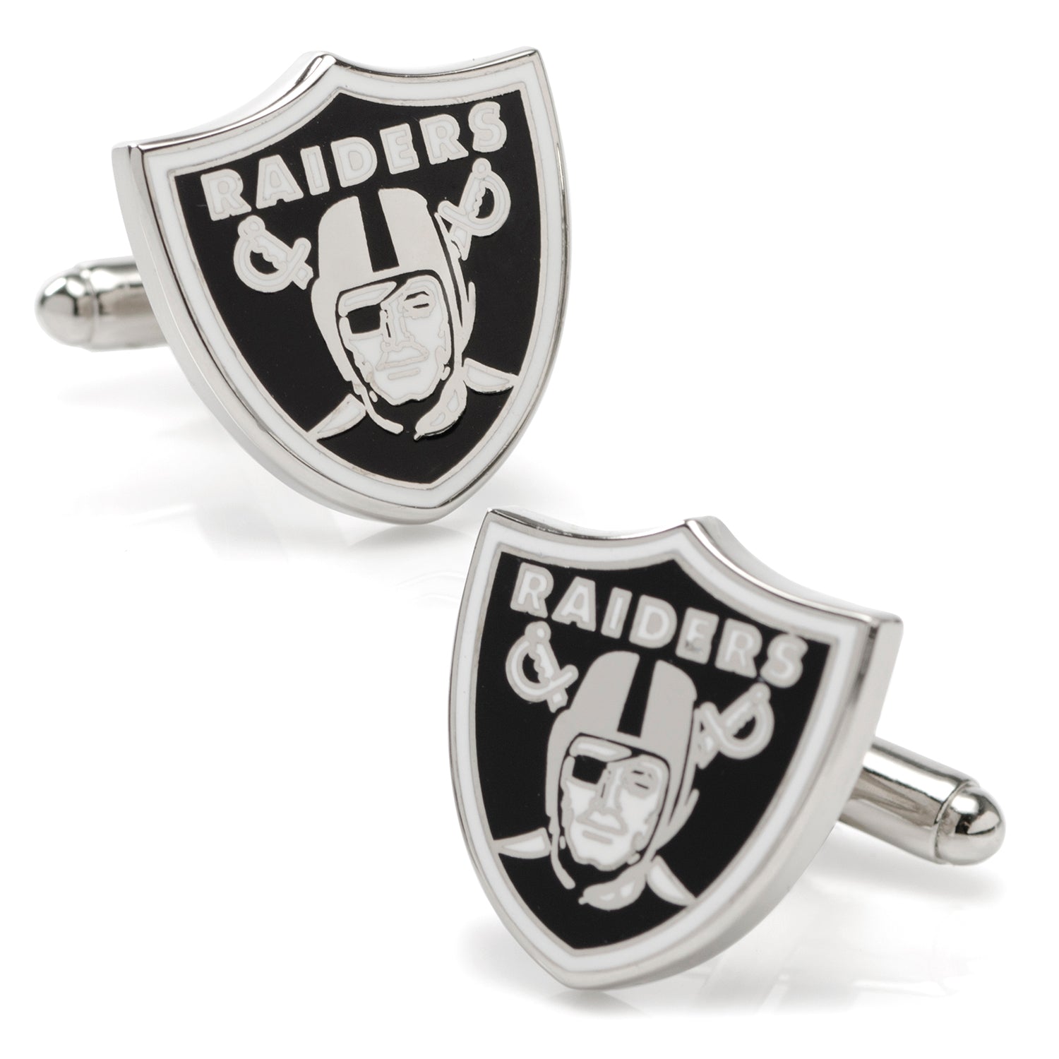  Cufflinks Las Vegas Raiders Cufflinks and Tie Bar Gift Set - Default Title - Bonton