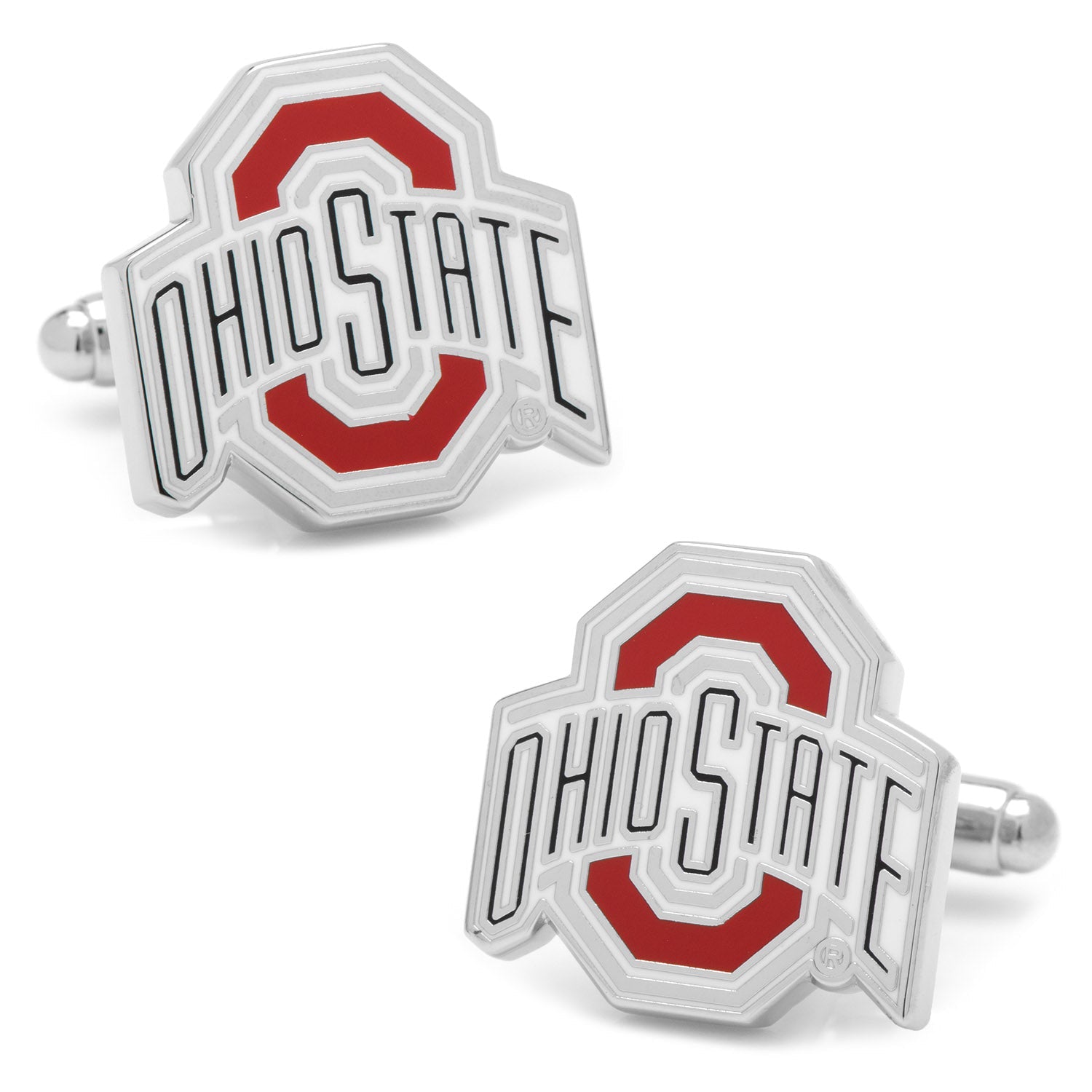  Cufflinks Ohio State University Buckeyes Cufflinks - Default Title - Bonton