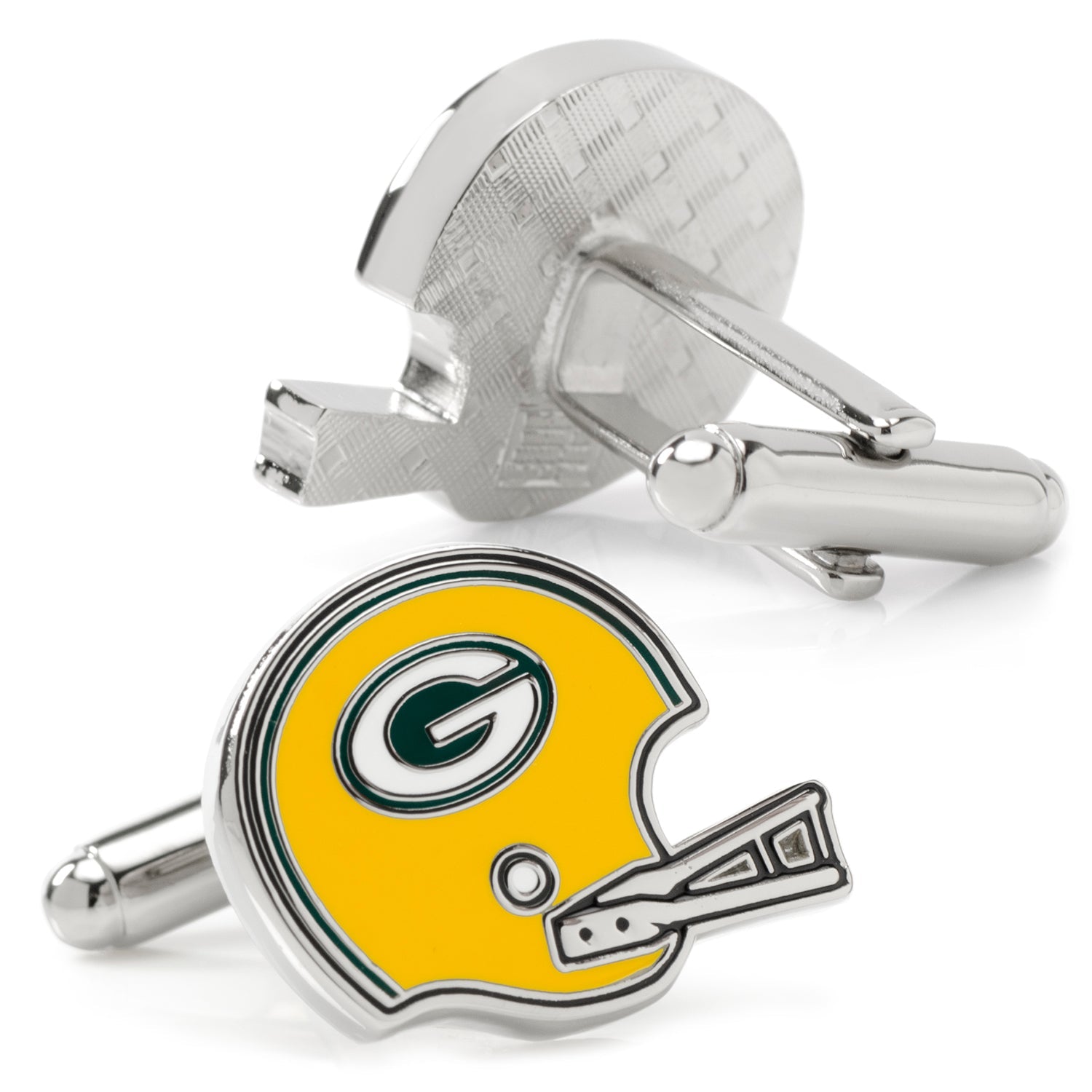  Cufflinks Retro Green Bay Packers Helmet Cufflinks - Default Title - Bonton