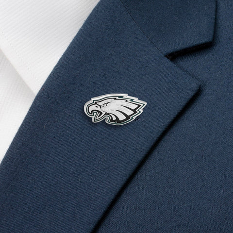 Philadelphia Eagles Cufflinks and Lapel Pin Gift Set