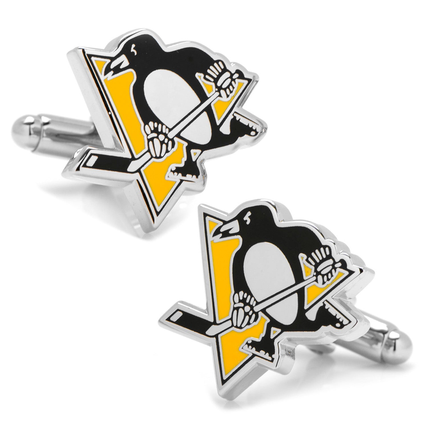  Cufflinks Pittsburgh Penguins Cufflinks & Tie Bar Gift Set - Default Title - Bonton