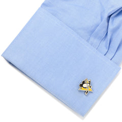 Pittsburgh Penguins Cufflinks & Tie Bar Gift Set