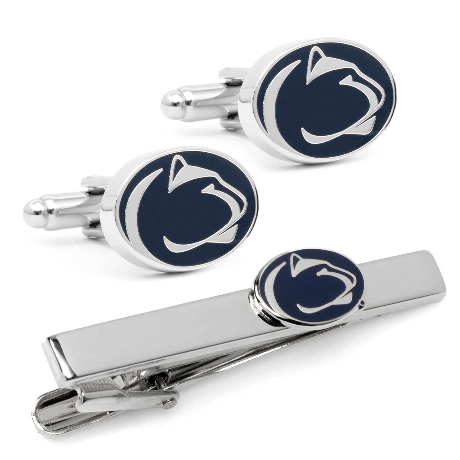  Cufflinks Penn State University Cufflinks and Tie Bar Gift Set - Default Title - Bonton