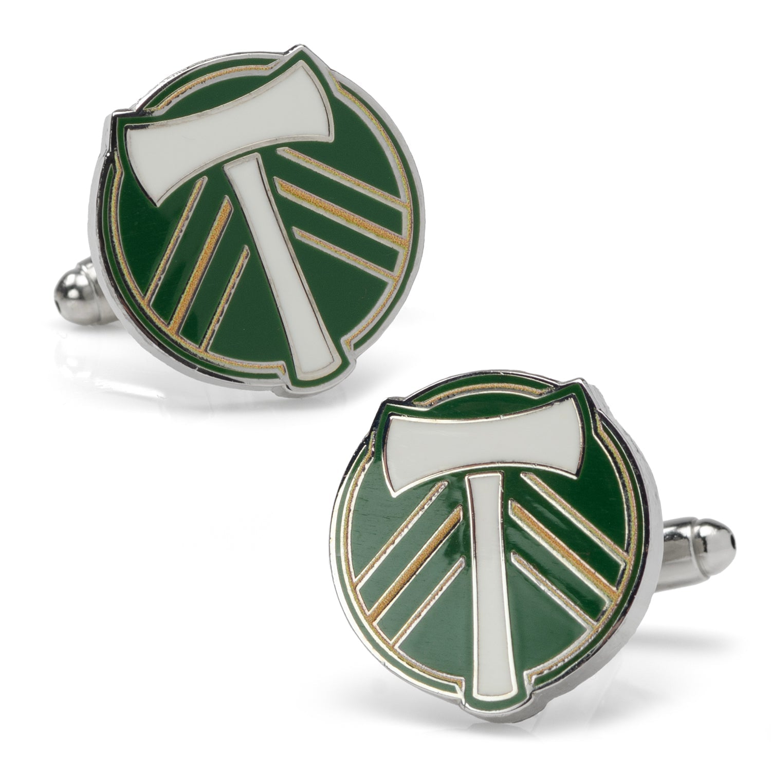  Cufflinks Portland Timbers Cufflinks and Lapel Pin Gift Set - Default Title - Bonton