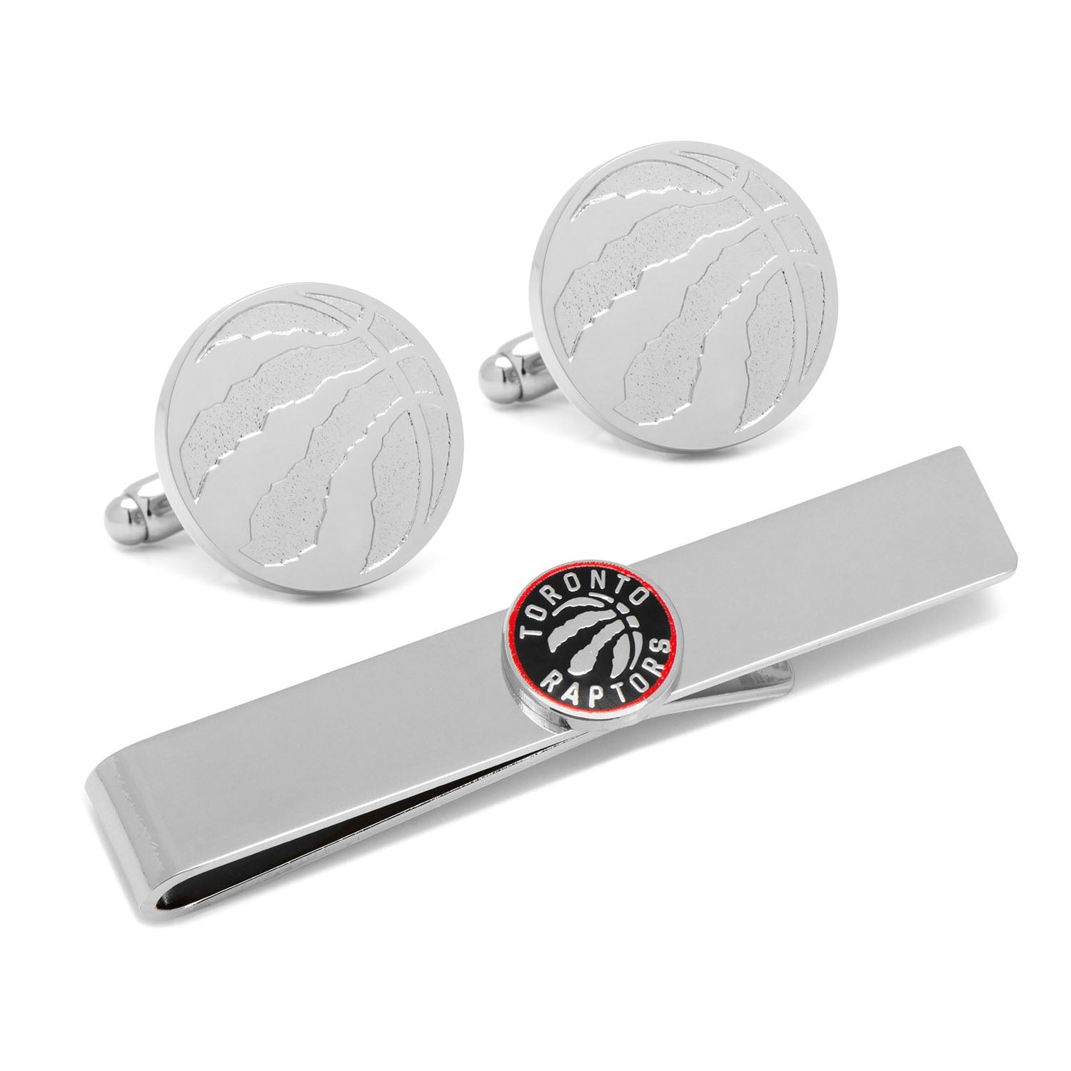  Cufflinks Toronto Raptors Cufflinks & Tie Bar Gift Set - Default Title - Bonton