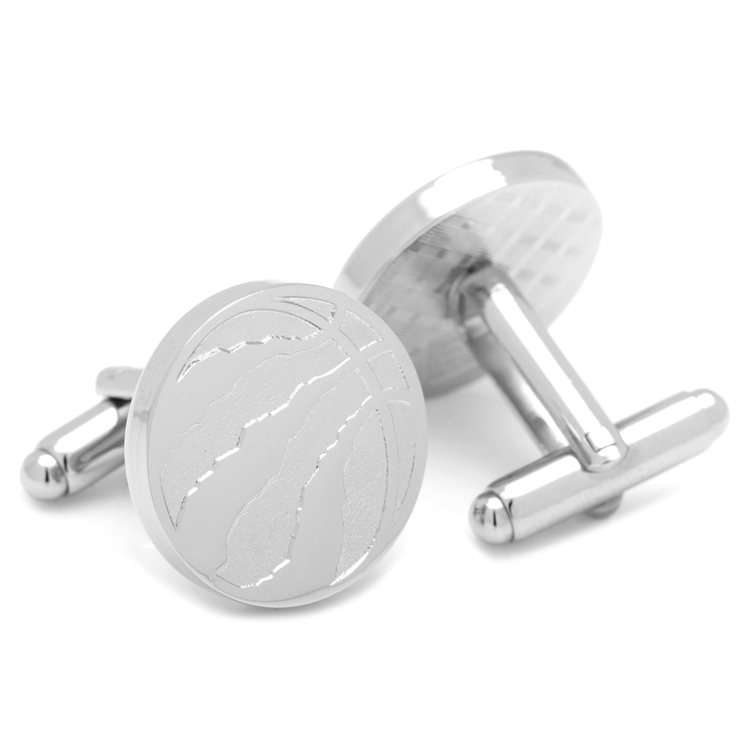  Cufflinks Toronto Raptors Silver Edition Cufflinks - Default Title - Bonton