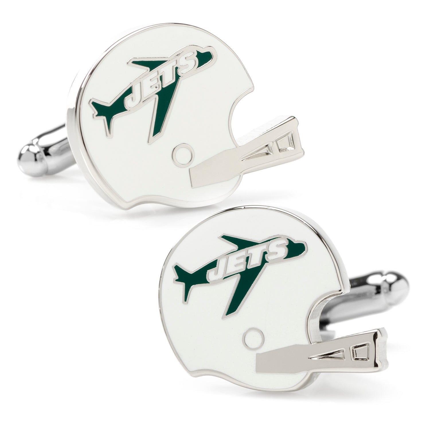  Cufflinks Retro New York Jets Helmet Cufflinks - Default Title - Bonton