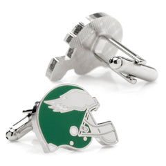 Retro Philadelphia Eagles Helmet Cufflinks