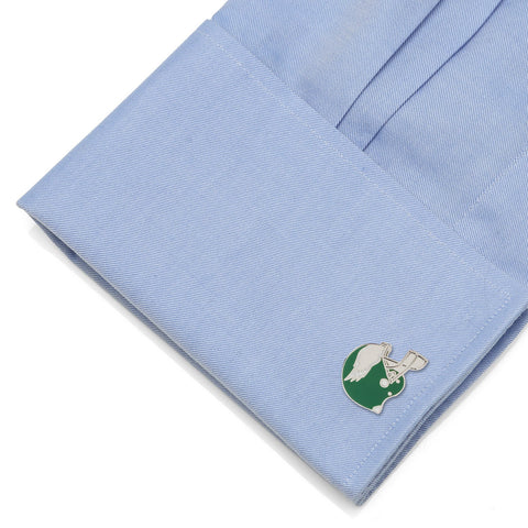 Retro Philadelphia Eagles Helmet Cufflinks