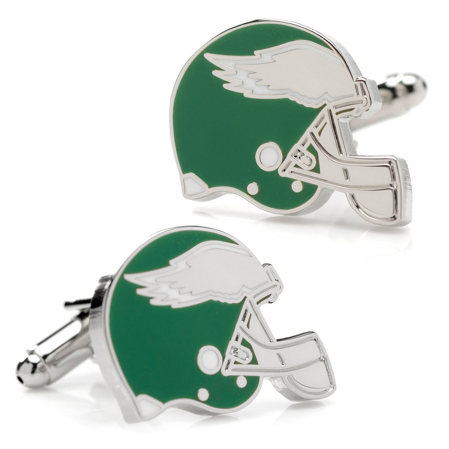  Cufflinks Retro Philadelphia Eagles Helmet Cufflinks - Default Title - Bonton