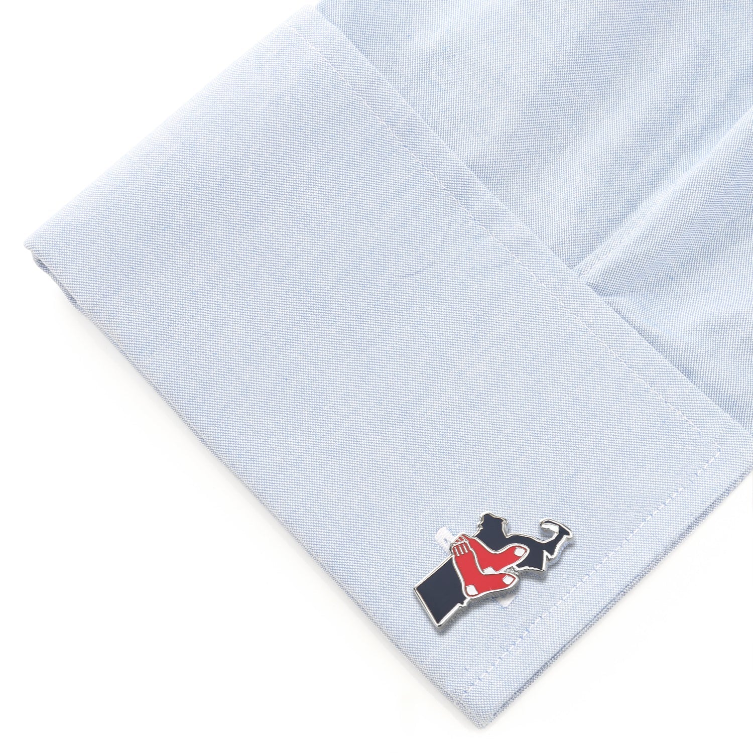  Cufflinks Boston Red Sox State Shaped Cufflinks - Default Title - Bonton