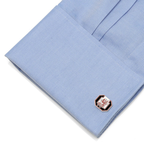 South Carolina Gamecocks Cufflinks and Tie Bar Gift Set