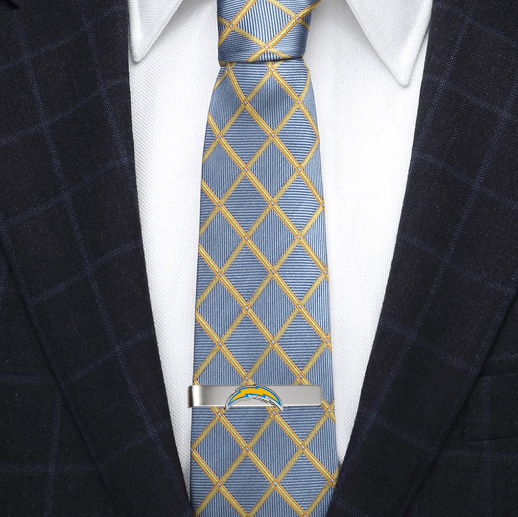  Cufflinks Los Angeles Chargers Tie Bar - Default Title - Bonton