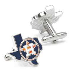 Houston Astros State Shaped Cufflinks