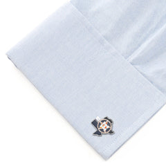 Houston Astros State Shaped Cufflinks