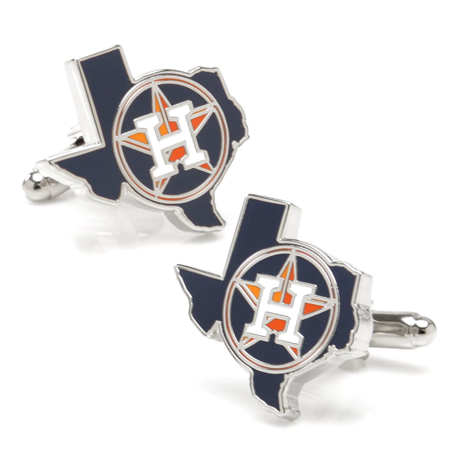  Cufflinks Houston Astros State Shaped Cufflinks - Default Title - Bonton