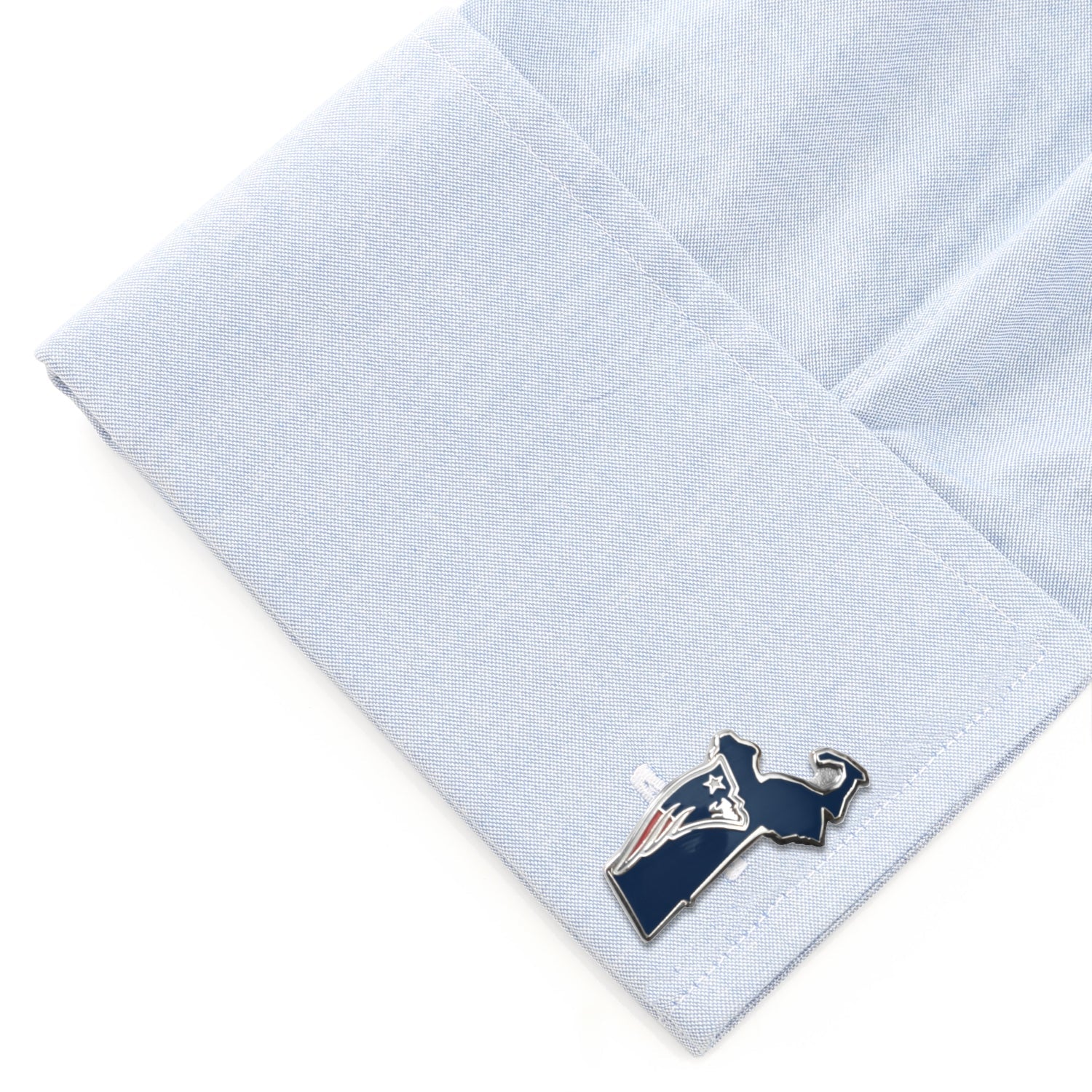  Cufflinks New England Patriots State Shaped Cufflinks - Default Title - Bonton