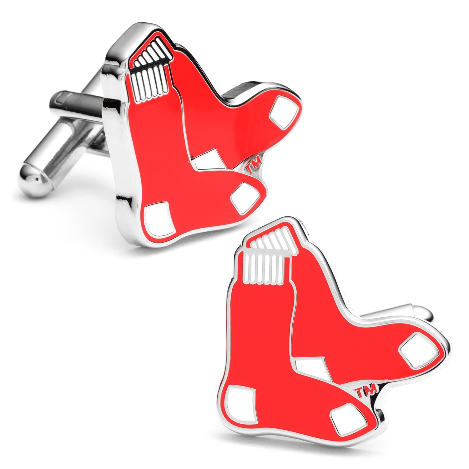  Cufflinks Boston Red Sox Cufflinks and Tie Bar Gift Set - Default Title - Bonton