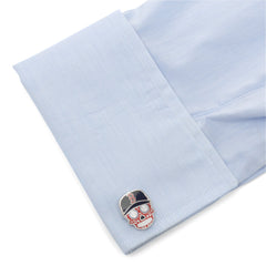 Boston Red Sox Sugar Skull Cufflinks & Lapel Pin Gift Set
