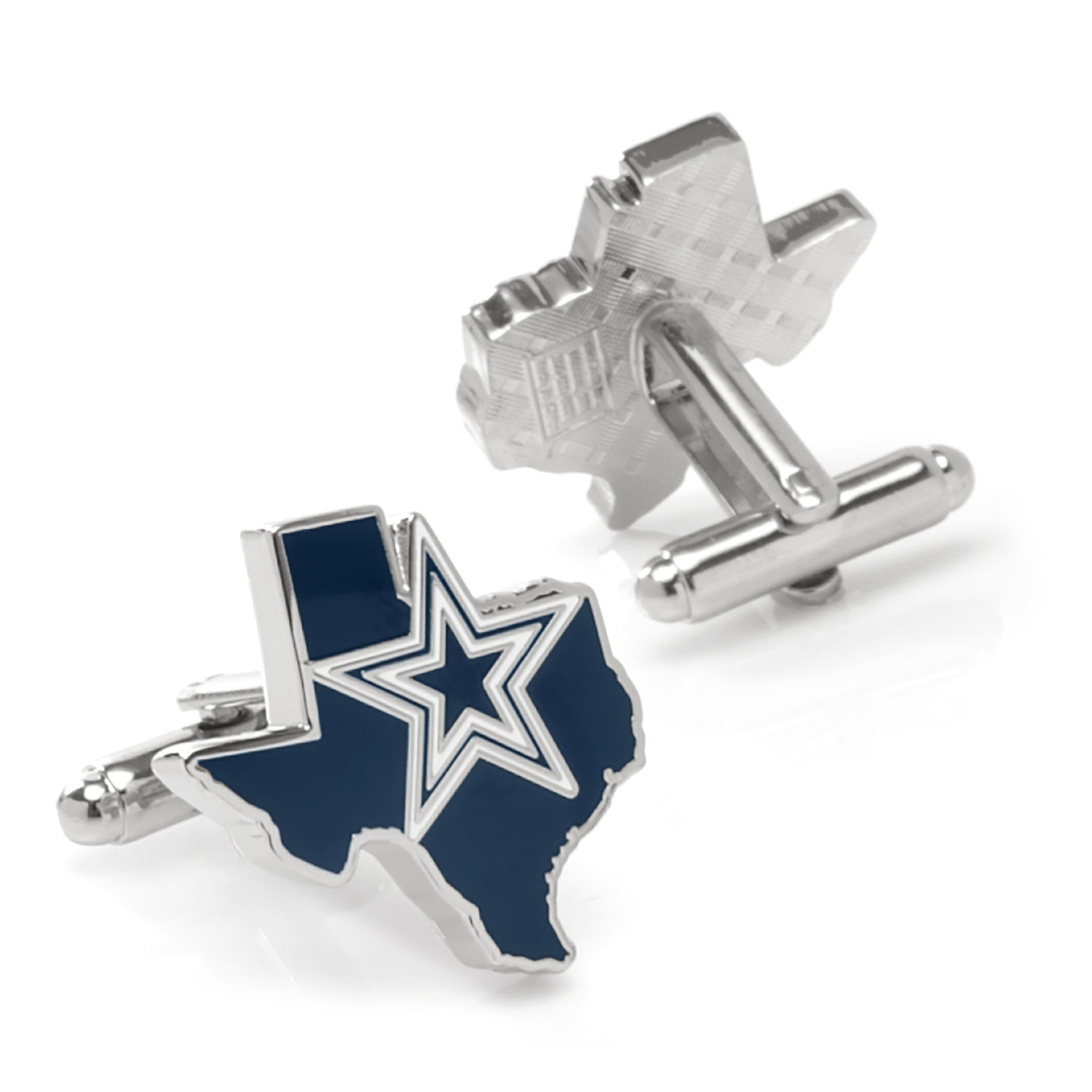  Cufflinks Dallas Cowboys State Shaped Cufflinks - Default Title - Bonton