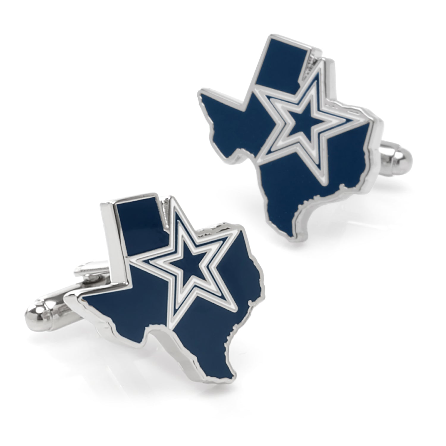  Cufflinks Dallas Cowboys State Shaped Cufflinks - Default Title - Bonton