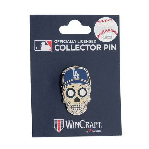 LA Dodgers Sugar Skull Lapel Pin