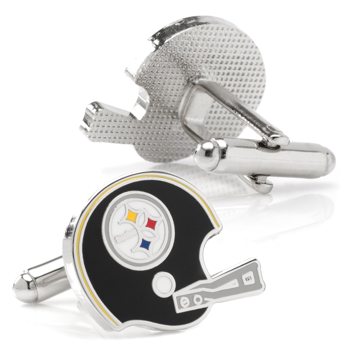  Cufflinks Retro Pittsburgh Steelers Helmet Cufflinks - Default Title - Bonton