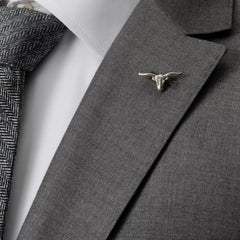 Longhorn Steer Lapel Pin