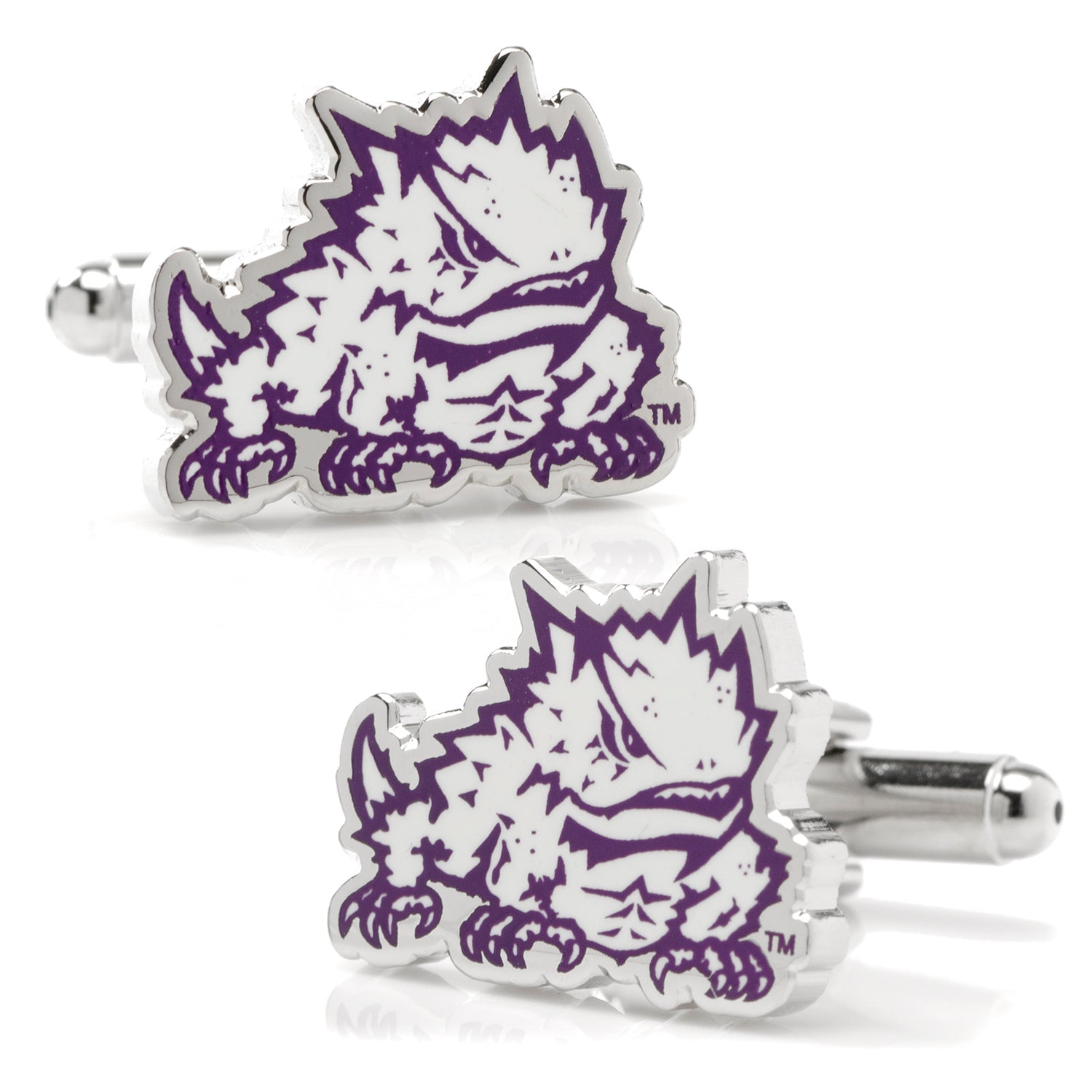  Cufflinks TCU Horned Frog Cufflinks - Default Title - Bonton