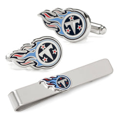 Tennessee Titans Cufflinks and Tie Bar Gift Set