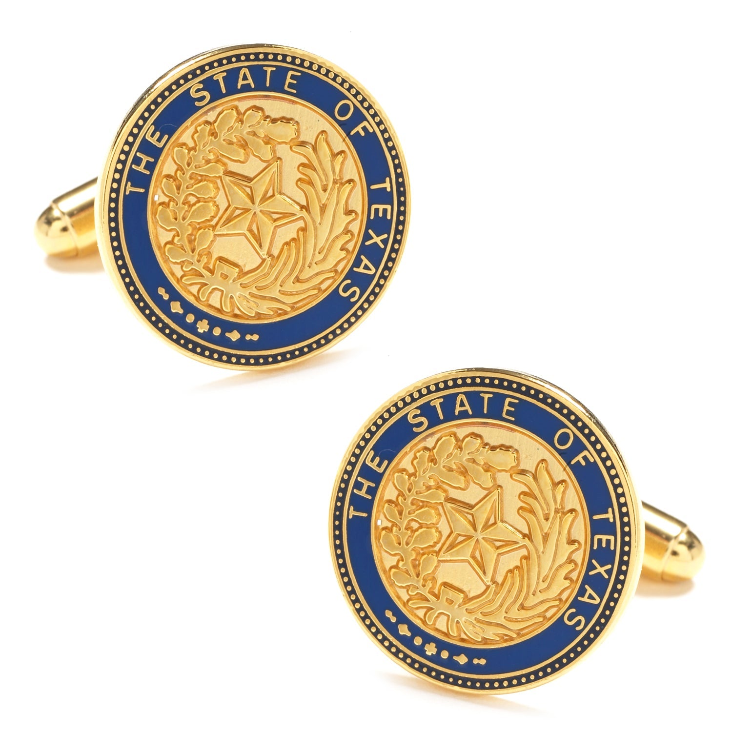  Cufflinks State of Texas Seal Cufflinks - Default Title - Bonton