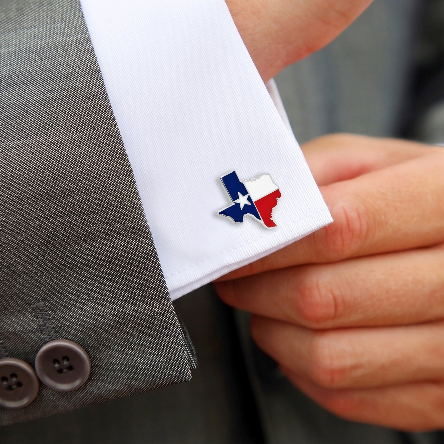  Cufflinks Texas Flag Cufflinks - Default Title - Bonton