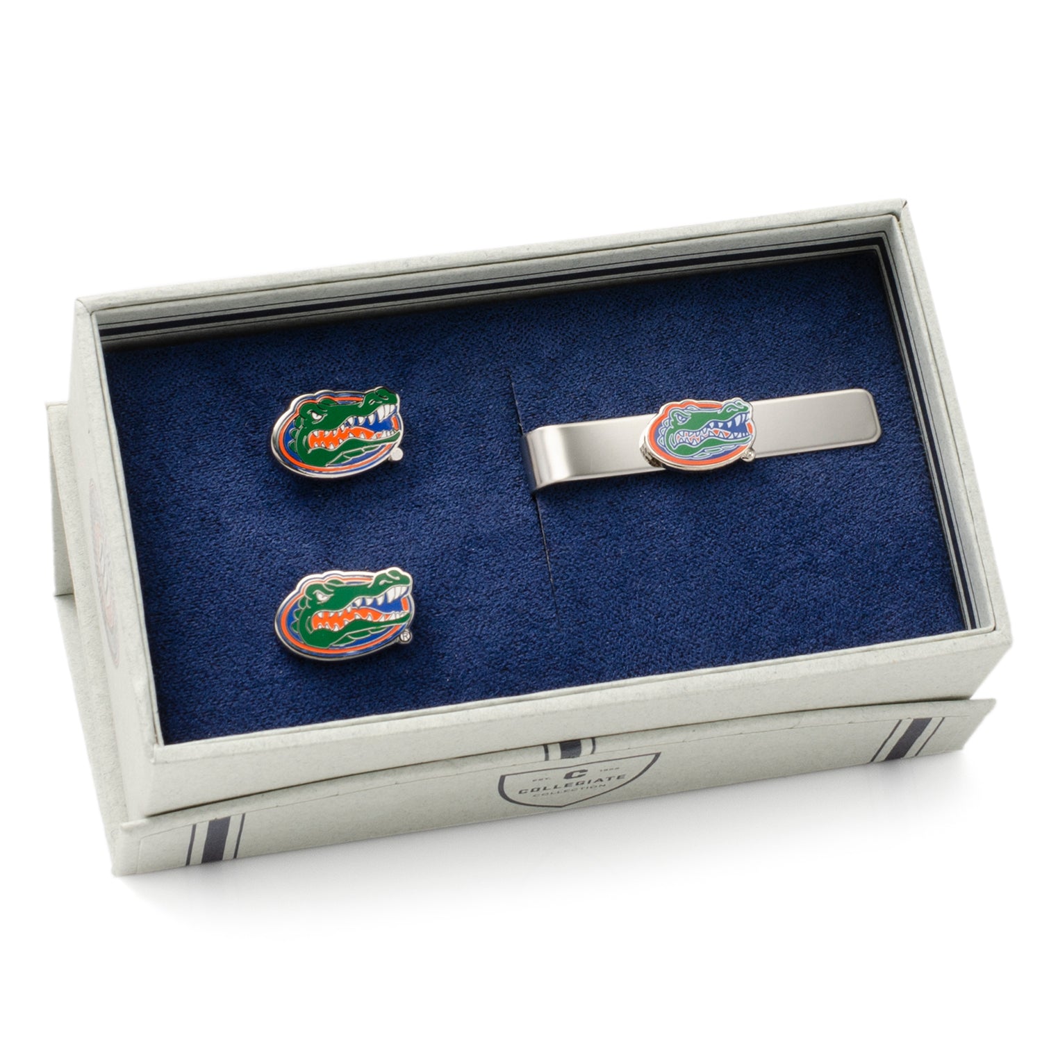  Cufflinks University of Florida Cufflinks and Tie Bar Gift Set - Default Title - Bonton