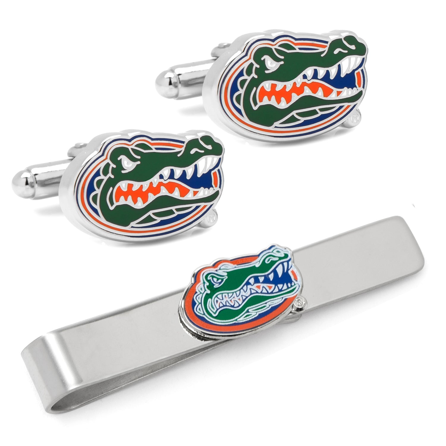  Cufflinks University of Florida Cufflinks and Tie Bar Gift Set - Default Title - Bonton