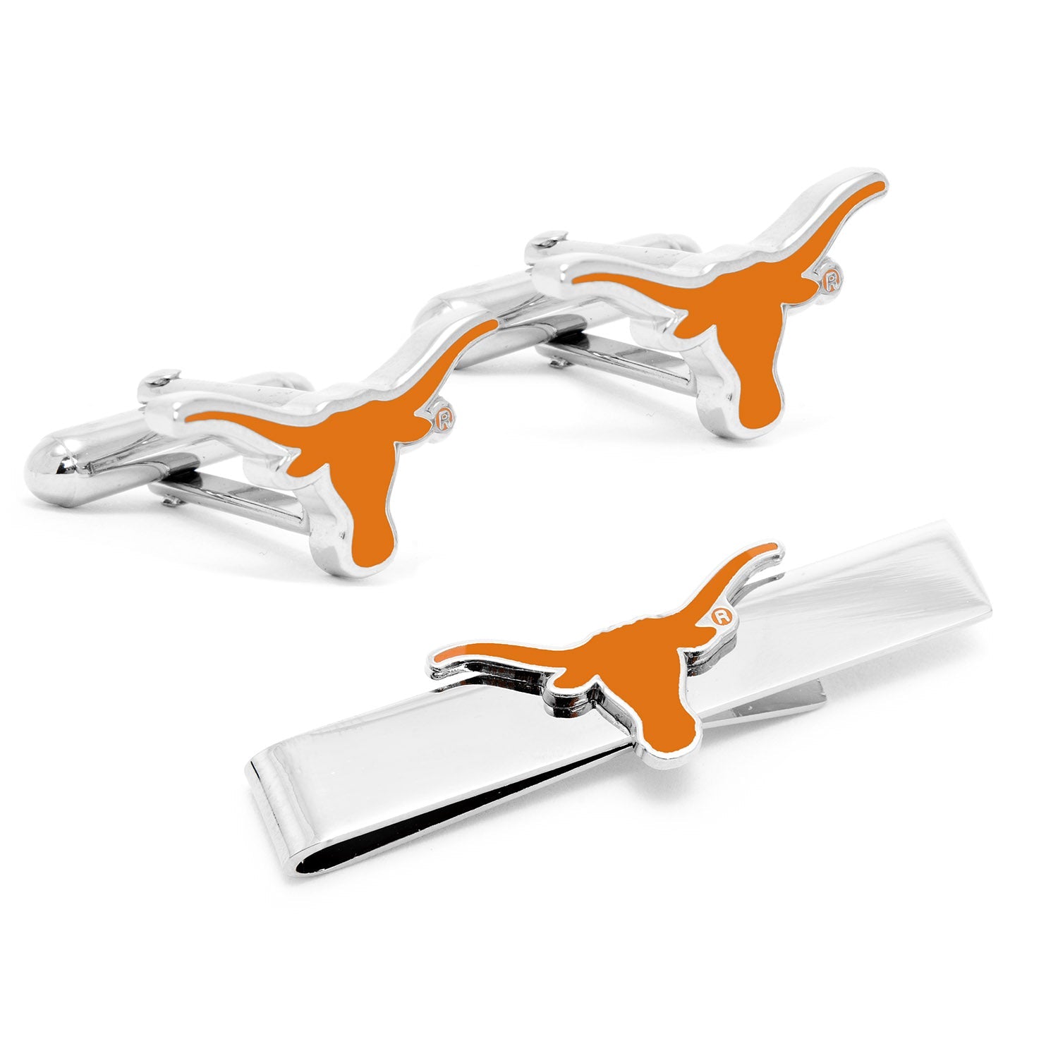  Cufflinks Texas Longhorns Cufflinks and Tie Bar Gift Set - Default Title - Bonton