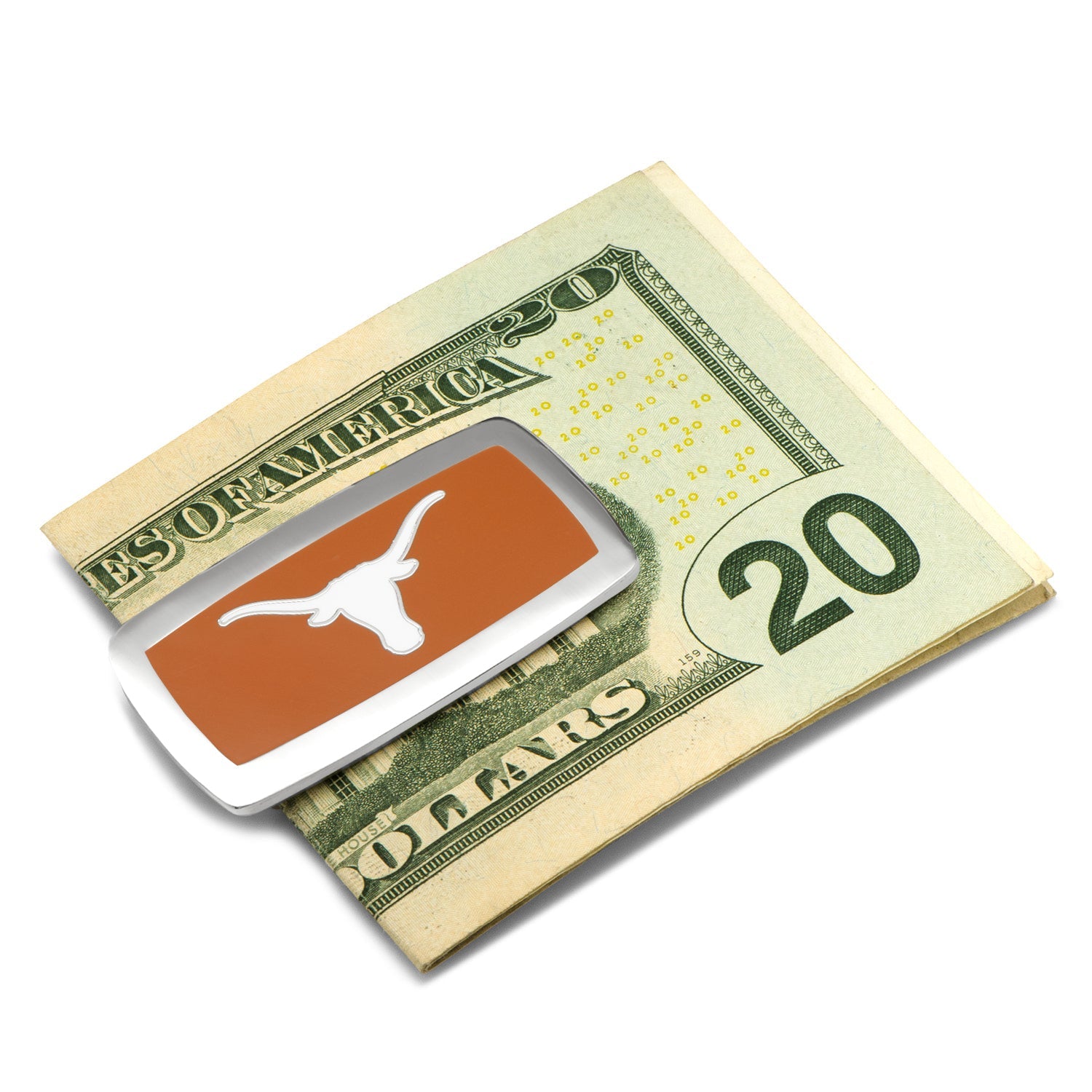  Cufflinks University of Texas Longhorns Cushion Money Clip - Default Title - Bonton