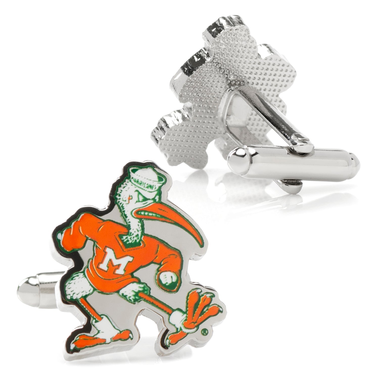  Cufflinks Vintage University of Miami Hurricanes Cufflinks - Default Title - Bonton