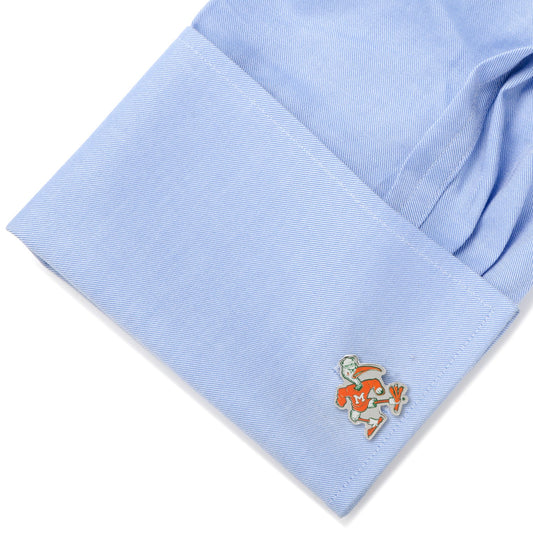 Vintage University of Miami Hurricanes Cufflinks