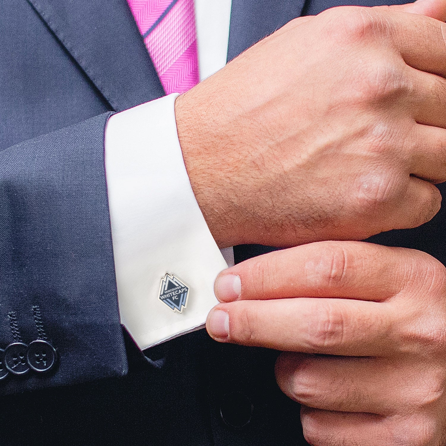  Cufflinks Vancouver Whitecaps Cufflinks and Lapel Pin - Default Title - Bonton