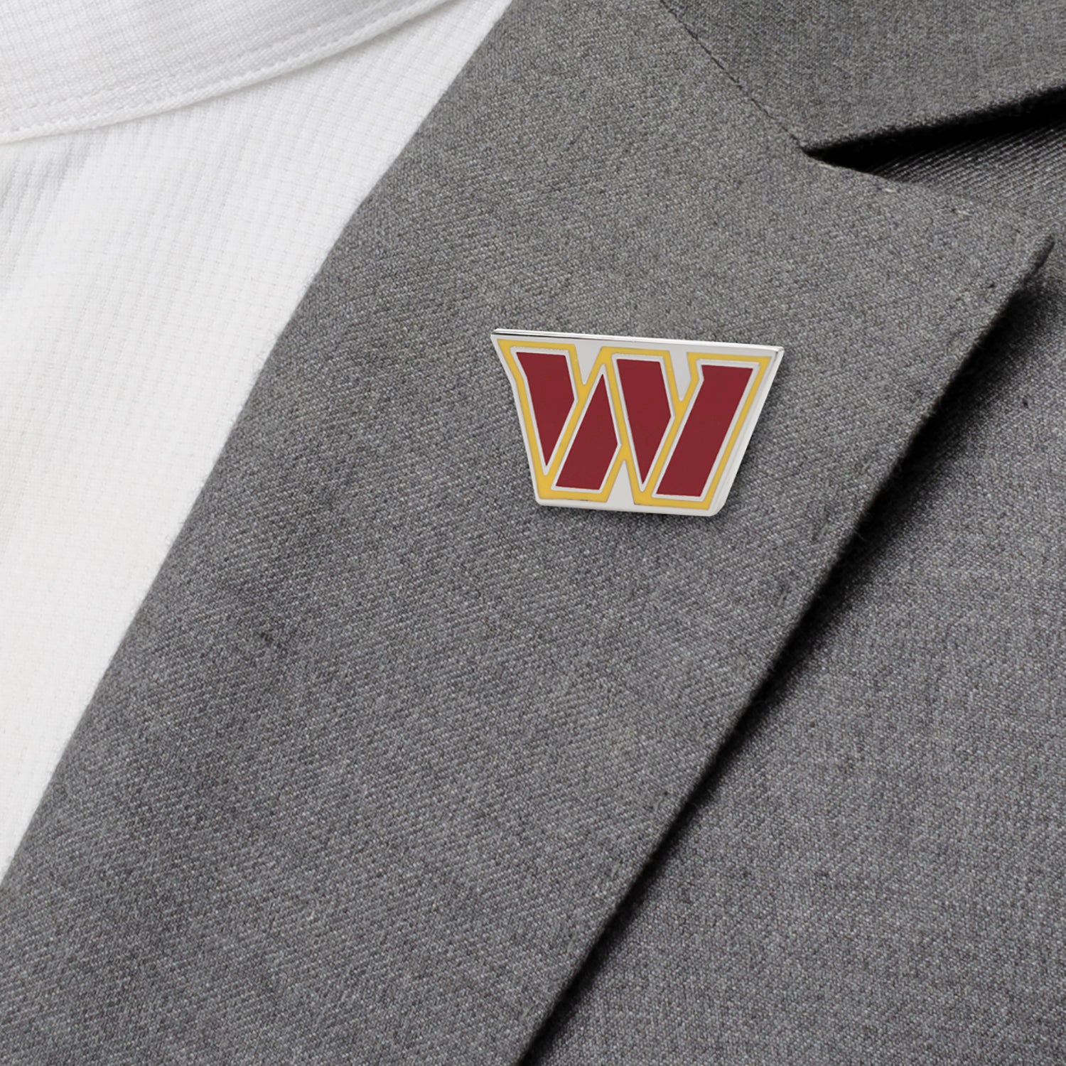  Cufflinks Washington Commanders Lapel Pin - Default Title - Bonton