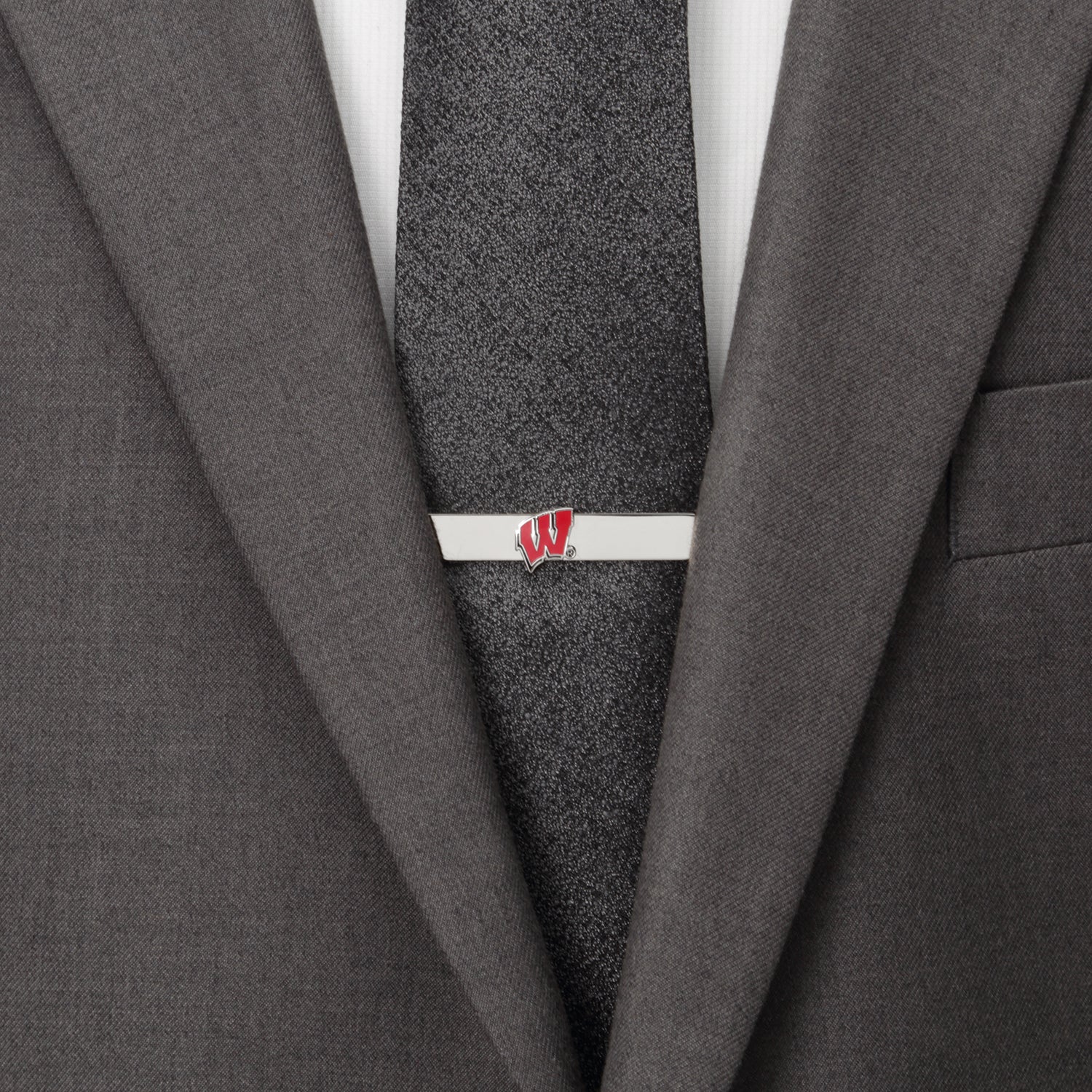  Cufflinks University of Wisconsin Badgers Tie Bar - Default Title - Bonton