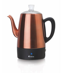 Electric Percolator 8 Cups Copper