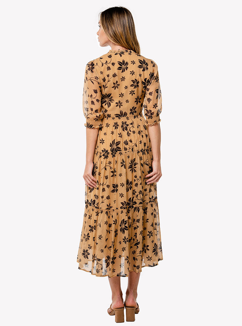  LOULOU DAMOUR MARAIS- Dress (Caramel) - XS - Bonton