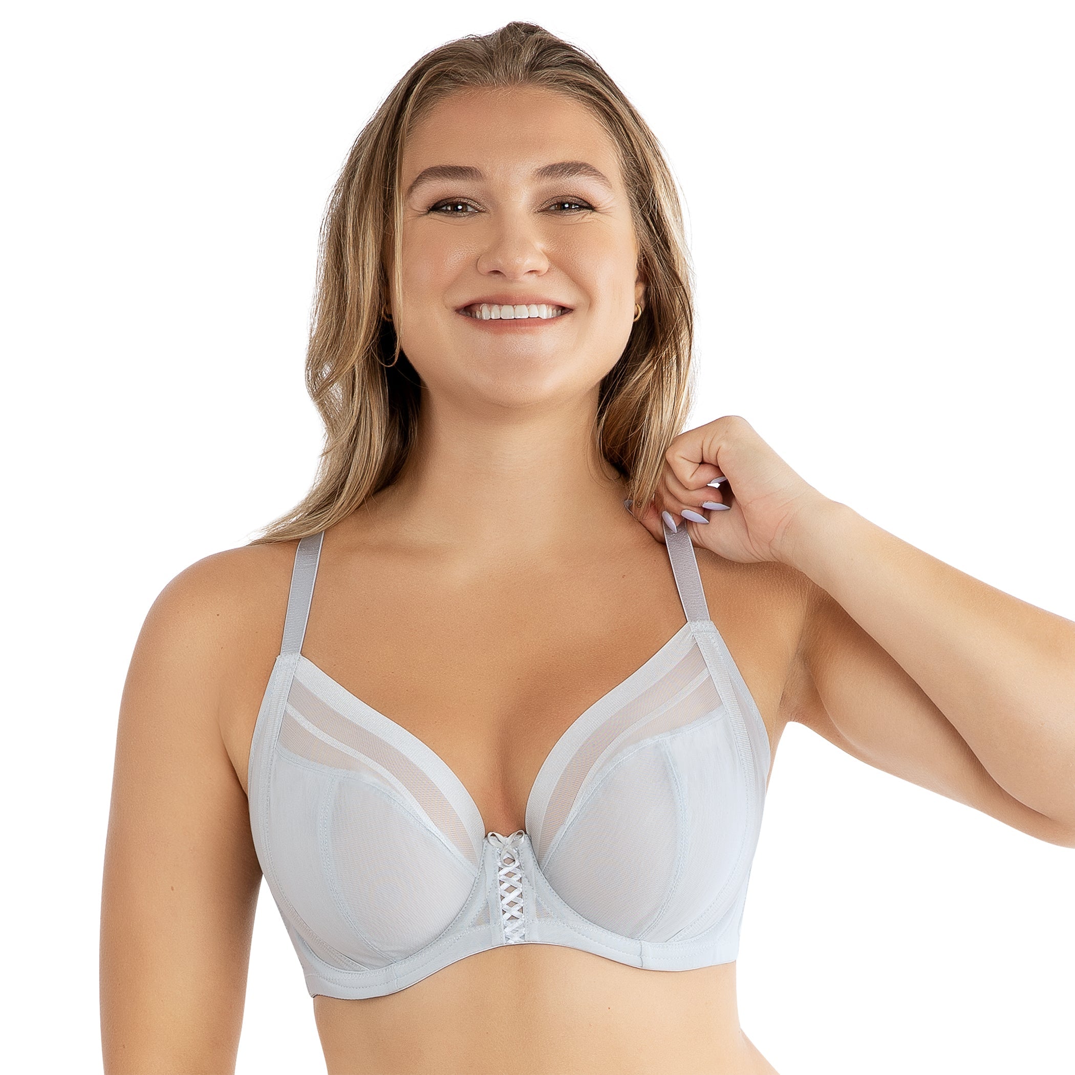  PARFAIT Shea Plunge Unlined Bra - Silver - Bonton