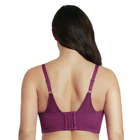 Mia Dot Wire-Free Padded Mesh Bralette